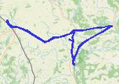 Trasa z dnia 2013-05-05 19:16 - mapa trasy gps - motocykl