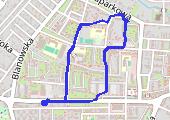 Trasa z dnia 2016-04-28 16:13 - mapa trasy gps - rower trekkingowy