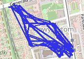 2016-04-23_ - mapa trasy gps - bieganie