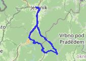 Pradziad - mapa trasy gps - rower górski