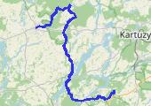 Szlak Wzgórz Szymbarskich - mapa trasy gps - marsz