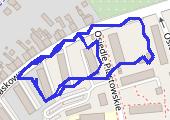Trasa z dnia 2016-05-01 19:00 - mapa trasy gps - spacer
