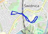 spacer - mapa trasy gps - spacer