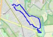 Spacer 25 - mapa trasy gps - spacer
