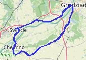 Trasa z dnia 2013-05-06 13:33 - mapa trasy gps - rower trekkingowy