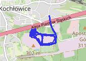 Trasa z dnia 2016-05-09 09:29 - mapa trasy gps - bieganie