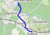 Trasa z dnia 2016-05-09 19:39 - mapa trasy gps - rower górski