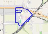 Trasa z dnia 2016-05-09 20:03 - mapa trasy gps - marsz