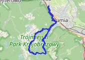 Trasa z dnia 2016-05-14 12:35 - mapa trasy gps - rower trekkingowy