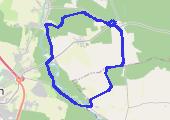 Dookoła domu - mapa trasy gps - rower szosowy
