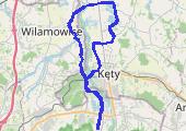trasa standardowa - mapa trasy gps - rower trekkingowy