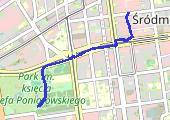 Trasa z dnia 2012-03-27 08:40 - mapa trasy gps - rower trekkingowy