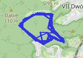 Zawody Niedźwiednik - mapa trasy gps - rower górski