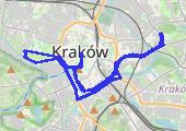 2016_05_15_Maraton_Kraków_ - mapa trasy gps - bieganie