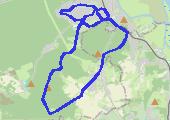 Police-->Dęby-->Przęsocin-->Police - mapa trasy gps - rower górski