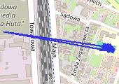Trasa z dnia 2013-05-09 20:30 - mapa trasy gps - marsz
