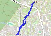 Trasa z dnia 2016-06-10 17:33 - mapa trasy gps - spacer