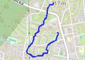 Trasa z dnia 2016-06-13 18:32 - mapa trasy gps - spacer