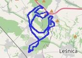 Trasa z dnia 2013-05-11 14:40 - mapa trasy gps - rower górski