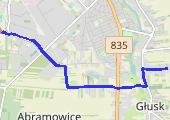 Rowerem do Ani - mapa trasy gps - rower trekkingowy