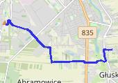 Rowerem od Ani - mapa trasy gps - rower trekkingowy