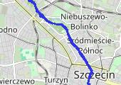 Wieczorne bieganie z Tymoteuszem - mapa trasy gps - bieganie