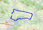 Trasa z dnia 2013-05-12 11:43 - mapa trasy gps - bieganie