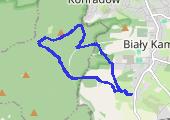 Trasa z dnia 2016-06-18 12:54 - mapa trasy gps - jazda konna