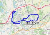 Komorów - mapa trasy gps - rower trekkingowy