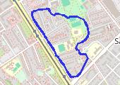 Trasa z dnia 2016-06-18 22:33 - mapa trasy gps - bieganie