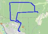 Trasa z dnia 2016-06-19 10:21 - mapa trasy gps - rower górski