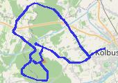 Trasa z dnia 2016-06-19 18:37 - mapa trasy gps - rower górski
