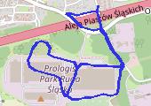 Trasa z dnia 2016-06-22 16:55 - mapa trasy gps - marsz