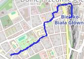 Trasa z dnia 2016-06-23 22:33 - mapa trasy gps - marsz