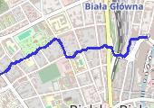 Trasa z dnia 2016-06-25 10:16 - mapa trasy gps - marsz