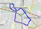 Trasa z dnia 2016-06-27 22:07 - mapa trasy gps - marsz