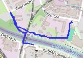 Trasa z dnia 2013-03-24 14:34 - mapa trasy gps - bieganie