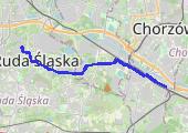 Trasa z dnia 2016-07-01 15:13 - mapa trasy gps - rower trekkingowy