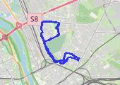 Trasa z dnia 2016-07-04 14:38 - mapa trasy gps - nordic walking