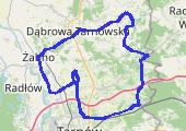 Trasa z dnia 2016-07-07 19:25 - mapa trasy gps - rower szosowy