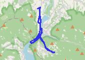do Kozubnika - mapa trasy gps - rower trekkingowy
