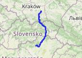 Trasa z dnia 2016-07-09 02:16 - mapa trasy gps - motocykl