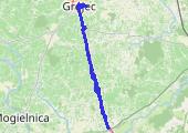 Trasa z dnia 2016-07-10 17:59 - mapa trasy gps - rower szosowy