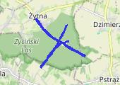 Żytna las 2016-07-10 20:47 ABZ - mapa trasy gps - marsz