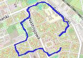 Trasa z dnia 2016-07-11 20:41 - mapa trasy gps - bieganie
