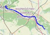 Trasa z dnia 2016-07-16 19:20 - mapa trasy gps - łódź
