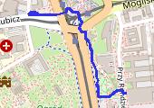 Trasa z dnia 2016-07-18 17:04 - mapa trasy gps - marsz