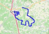 Trasa z dnia 2016-07-18 18:22 - mapa trasy gps - rower górski