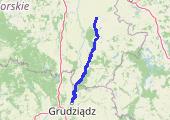 Dzień 6 Rajd Szlakiem Wielkiej Wojny 1409-1411  Sławek - mapa trasy gps - rower trekkingowy
