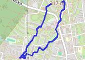Trasa z dnia 2016-07-22 09:09 - mapa trasy gps - spacer